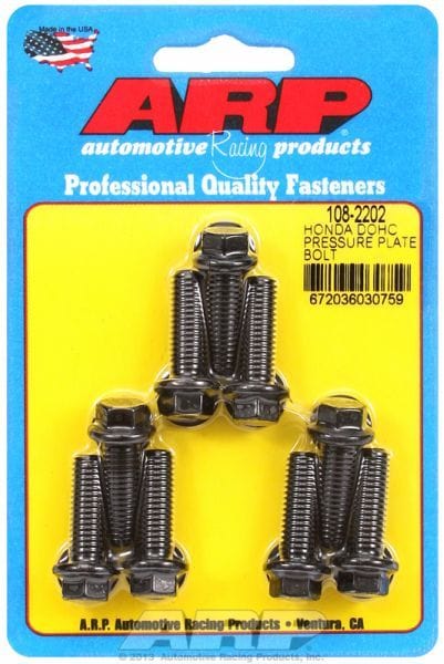 ARP fits Honda DOHC B-Series M8 X 1.25 (9-Pack) Pressure Plate Bolt Kit AR108-2202 Autofit