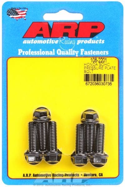 ARP fits Honda SOHC D-Series M8 X 1.25 (6-Pack) Pressure Plate Bolt Kit AR108-2201 Autofit