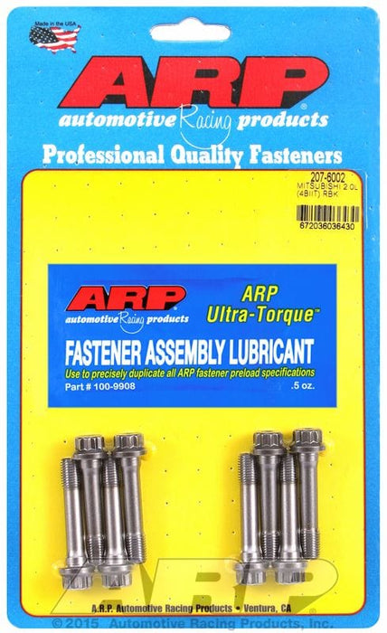 ARP fits Mitsubishi 2.0L 4B11 DOHC, 2008 & later (ARP2000) Conrod Bolt Set AR207-6002 Autofit