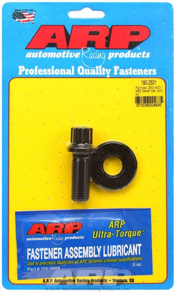 ARP fits Pontiac 350-455, 5/8-18 x 1.580" UHL, 5/8" Socket Harmonic Balancer Bolt, 12-Point Black Oxide AR190-2501 Autofit
