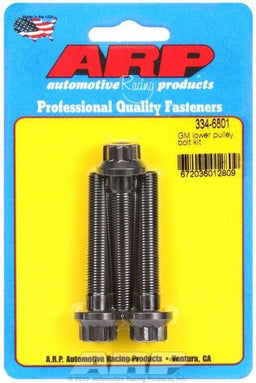 ARP fits SB/BB Chev 3/8-24 Thread X 2.125" UHL (3-Piece) Lower Pulley Bolt AR334-6801 Autofit