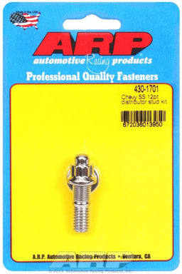 ARP fits SB/BB Chev Distributor Stud Kit, 12-Point Nut S/S AR430-1701 Autofit