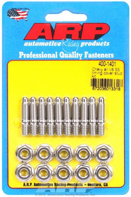 ARP fits SB/BB Chev Timing Cover Stud Kit, Hex Nut S/S AR400-1401 Autofit