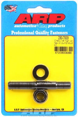 ARP fits SB/BB Chev With High Volume Pump, 3.125" OAL Oil Pump Stud, Hex Nut AR230-7003 Autofit