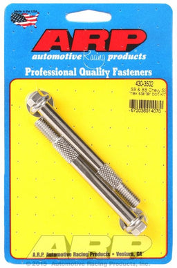 ARP fits SB/BB Chev With Standard & OEM High Torque Starters, 3/8-16 Thre Starter Motor Bolt Kit, Hex Head S/S AR430-3502 Autofit