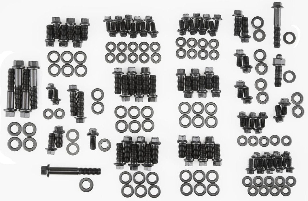 ARP fits SB Chev 350-400 With Headers (1986 & Earlier) Engine Accessory Bolt Kit, Hex Head Black Oxide AR534-9801 Autofit