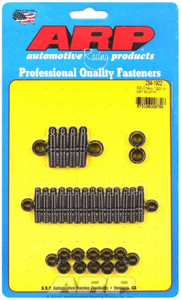 ARP fits SB Chev (With Standard 2-Piece Pan Gasket) Oil Pan Stud Kit, 12-Point Nut Black Oxide AR234-1902 Autofit