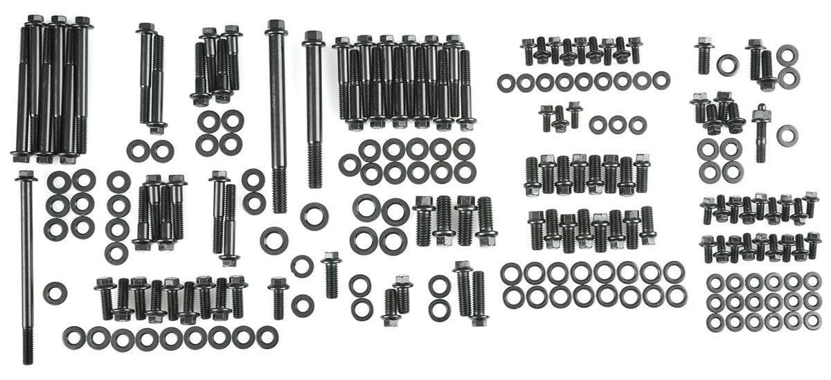 ARP fits SB Ford 289-302 Windsor Engine Accessory Bolt Kit, Hex Head Black Oxide AR554-9801 Autofit