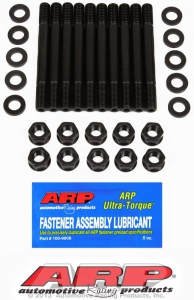 ARP fits SB Ford 289-302 Windsor With Girdle (10 Studs 1/2" Longer) Main Stud Kit, 2-Bolt Main Hex Nut AR154-5408 Autofit