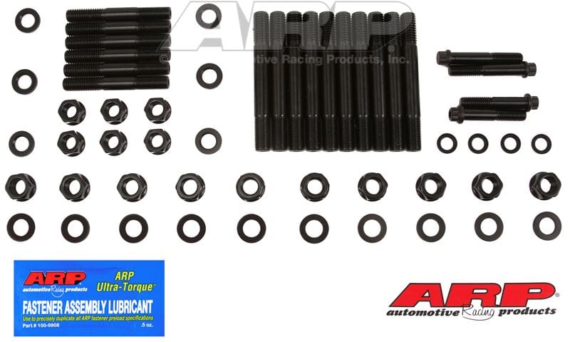 ARP fits SB Ford 351 Windsor Dart Iron Eagle Block Main Stud Kit, 4-Bolt Main Hex Nut AR154-5607 Autofit