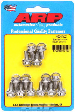 ARP fits Stamped Steel Valve Covers 1/4-20 Thread x .515" UHL (14-Pack) Valve Cover Bolt Kit, 12-Point Head S/S AR400-7502 Autofit