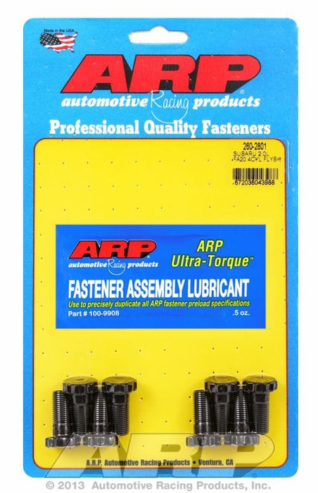 ARP fits Subaru 2.0L (FA20) 10mm x .925" UHL Flywheel Bolt Kit AR260-2801 Autofit