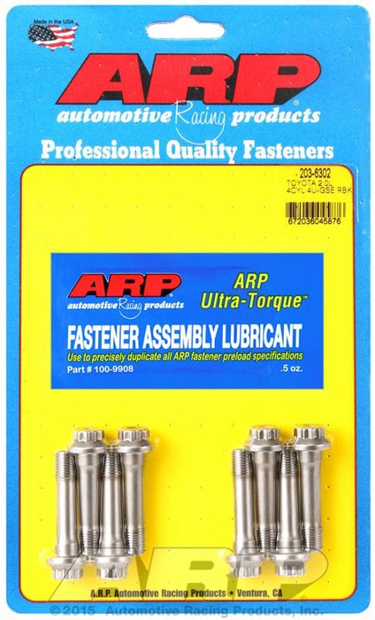 ARP fits Toyota 2.0L 4U-GSE 4cyl (ARP2000) Conrod Bolt Set AR203-6302 Autofit