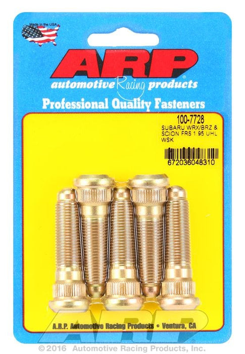 ARP fits Toyota BRZ & Subaru WRX (Extended Length With Nose), M12 x 1.25 Competition Wheel Studs AR100-7728 Autofit