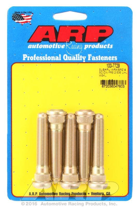 ARP fits Toyota BRZ & Subaru WRX (Extended Length With Nose), M12 x 1.25 Competition Wheel Studs AR100-7729 Autofit