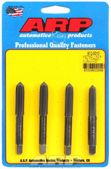 ARP M10 x 1.5, M11 x 1.5, M12 x 1.5, M12 x 1.75 (4 Pack) Metric Thread Cleaning Set AR912-0010 Autofit