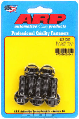 ARP M10 x 1.50 Thread x 25mm UHL With 12mm Socket Head 5-Pack Bolt Kit, 12-Point S/S AR672-1002 Autofit