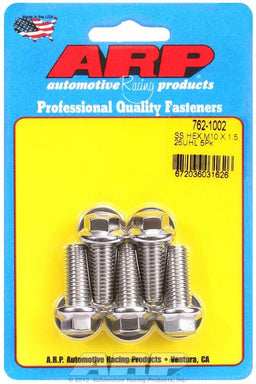 ARP M10 x 1.50 Thread x 25mm UHL With 12mm Socket Head 5-Pack Bolt Kit, Hex Head S/S AR762-1002 Autofit