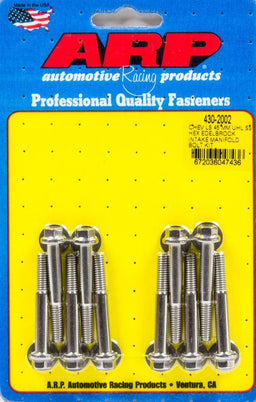 ARP Suit GM LS Series with Edlelbrock Intake Intake Manifold Bolt Kit, Hex Stainless AR430-2002 Autofit