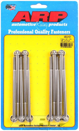 ARP Suit GM LS1, LS4, LS6, 4.8L-RL4, 5.3L-LM7, 6.0L-LQ4 Intake Manifold Bolt Kit, 12-Point Head S/S AR430-2101 Autofit