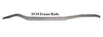 ASC 9" x 10" x 151" - 10 gauge Replacement 1933-34 Ford Stamped Steel Frame Rails ASC20134 Autofit