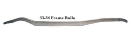 ASC 9" x 10" x 151" - 10 gauge Replacement 1933-34 Ford Stamped Steel Frame Rails ASC20134 Autofit