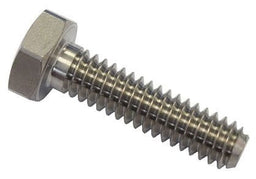 ASTRO 1/4-28 UNF x 1.250" UHL, Hex Head, 3/4" Thread Length, Each Titanium Bolt AST-5412 Autofit