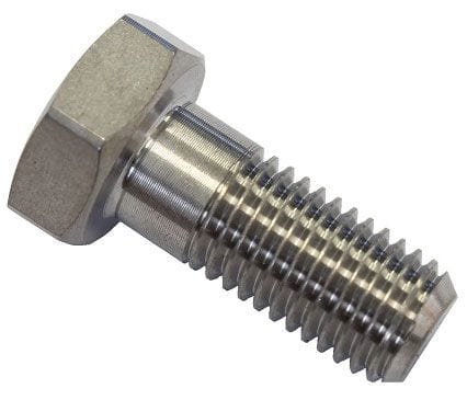 ASTRO 3/8-24 UNF x 1.00" UHL, Hex Head, 3/4" Thread Length, Each Titanium Bolt AST-5610 Autofit