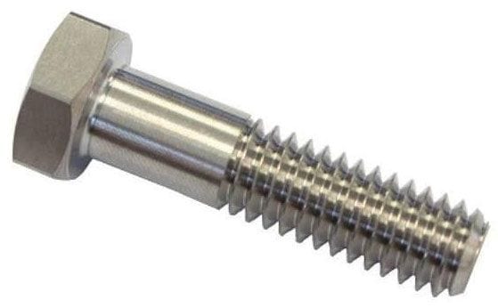 ASTRO 3/8-24 UNF x 1.375" UHL, Hex Head, 7/8" Thread Length, Each Titanium Bolt AST-5613 Autofit