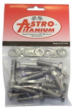 ASTRO 5/16-24 X 1.250, S/S Washers (30 Piece) Titanium Wheel Center Bolts AST-5512K Autofit