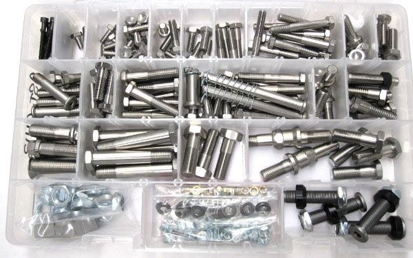 ASTRO Suit J&J Chassis, Through Bolt Style (331 Piece) Titanium Bolt Kit AST-A-1113 Autofit