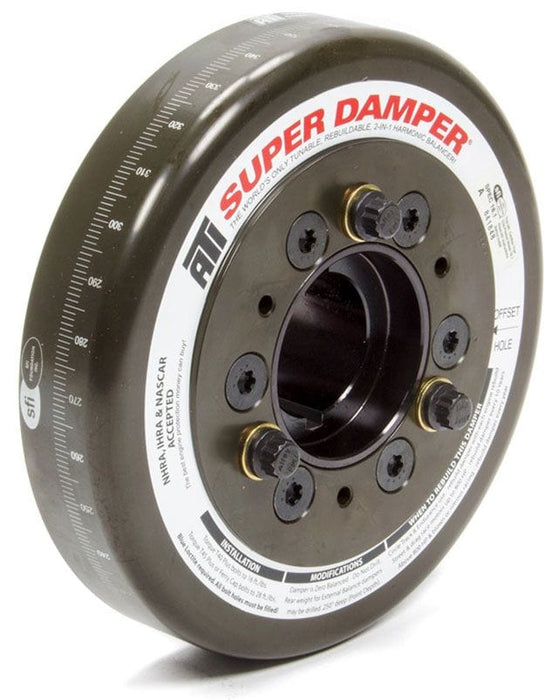 ATI Suit BB Chev, Internal Balance Super Damper Harmonic Balancer 8" Dia. SFI Approved ATI917060 Autofit