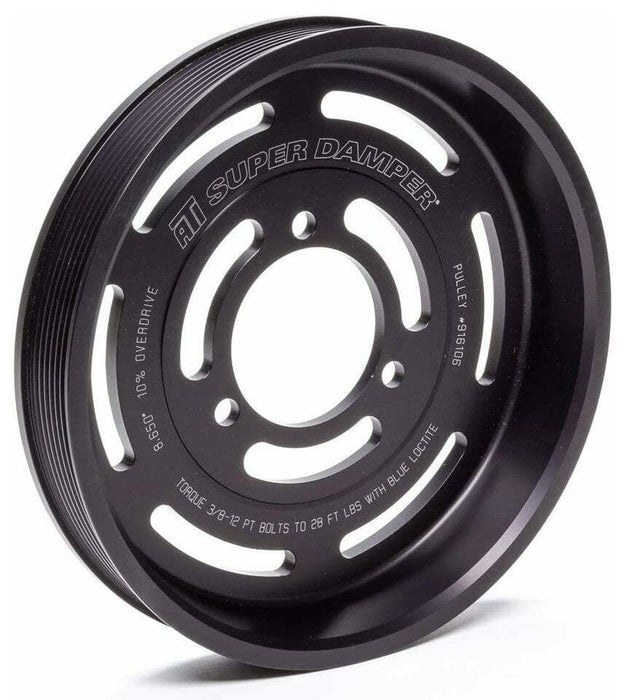 ATI Suit GM LSA ATI Balancer ATI918854, 8-Groove, 10% O.D Blower Pulley ATI916106 Autofit