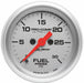 Auto Meter 2-1/16", Full Sweep Electric, 0-30 psi Ultra-Lite Series Fuel Pressure Gauge AU4360 Autofit