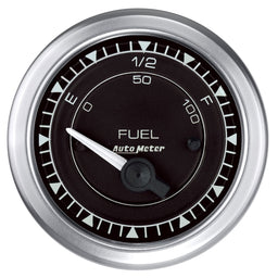 AUTOMETER 0-90 ohm Chrono Series 2-1/16" Short Sweep Fuel Level Gauge AU8114 Autofit