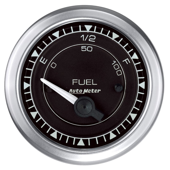 AUTOMETER 0-90 ohm Chrono Series 2-1/16" Short Sweep Fuel Level Gauge AU8114 Autofit