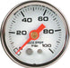 AUTOMETER 1-1/2", Full sweep Mechanical, White Dial Face, 0-100 psi Auto gage Series Fuel Pressure Gauge AU2177 Autofit