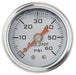 AUTOMETER 1-1/2", Full sweep Mechanical, White Dial Face, 0-60 psi Auto gage Series Fuel Pressure Gauge AU2176 Autofit