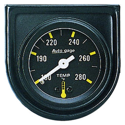 AUTOMETER 1-1/2", Individual Console, Mechanical, 130-280°F Auto gage Series Water Temperature Gauge AU2352 Autofit