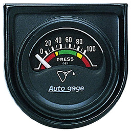 AUTOMETER 1-1/2", Individual Console, Short Sweep Electric, 0-100 psi Auto gage Series Oil Pressure Gauge AU2354 Autofit