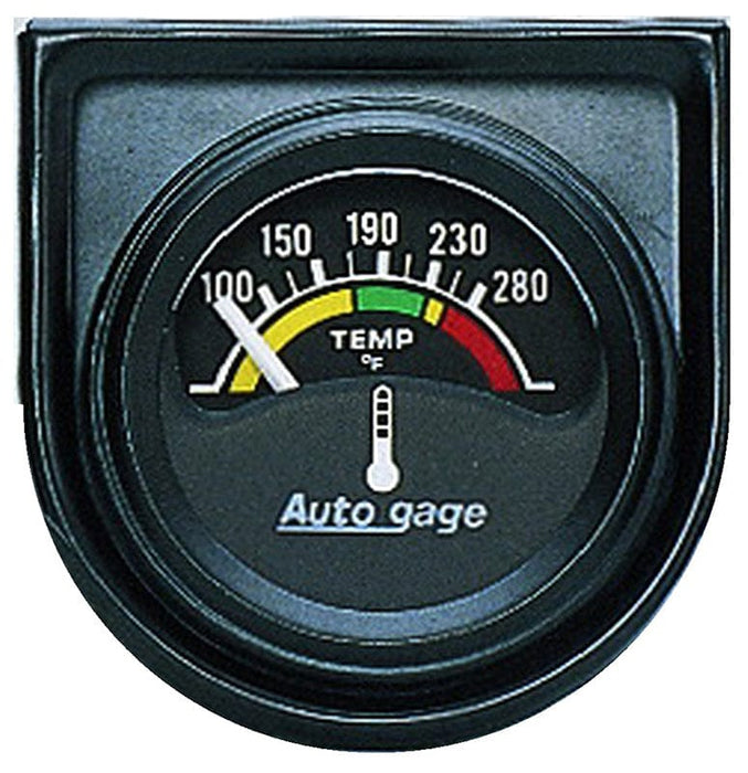AUTOMETER 1-1/2", Individual Console, Short Sweep Electric, 100-280°F Auto gage Series Water Temperature Gauge AU2355 Autofit