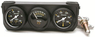 AUTOMETER 1-1/2", Mechanical, Water Temperature, Oil Pressure, Voltmeter Auto gage Three-Gauge Console AU2396 Autofit