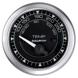 AUTOMETER 100-250° F Chrono Series 2-1/16" Short Sweep Electric Water Temp Gauge AU8137 Autofit