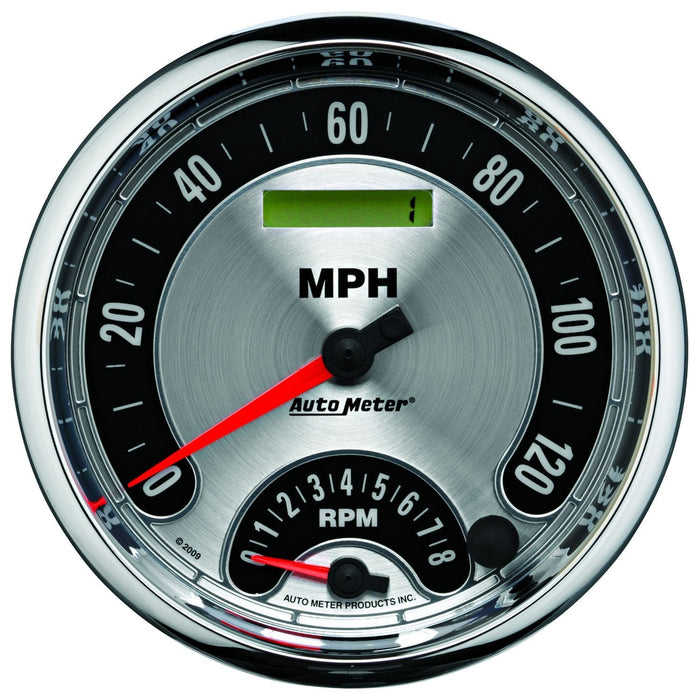 AUTOMETER 120 MPH, 8000 RPM, 5 in American Muscle Speedometer/Tachometer AU1295 Autofit