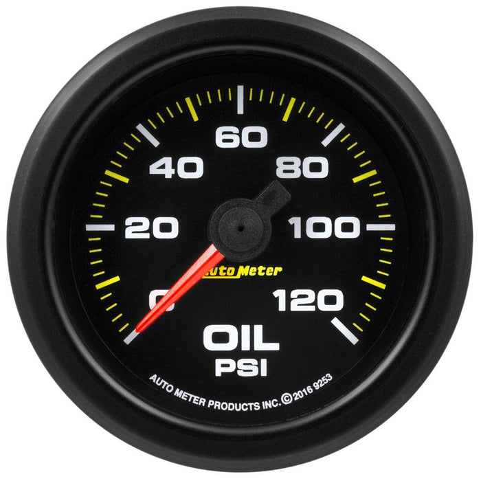 AUTOMETER 2-1/16", 0-120psi, Electric with Peak & Warning Extreme Environment Oil Pressure Gauge AU9253 Autofit