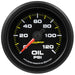 AUTOMETER 2-1/16", 0-120psi, Electric with Peak & Warning Extreme Environment Oil Pressure Gauge AU9253 Autofit