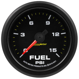AUTOMETER 2-1/16", 0-15psi, Electric with Peak & Warning Extreme Environment Fuel Pressure Gauge AU9261 Autofit