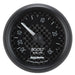 AUTOMETER 2-1/16", Black Carbon Fiber Dial, Full Sweep Mechanical, 30 in hg / 3 GT Series Boost Gauge AU8003 Autofit