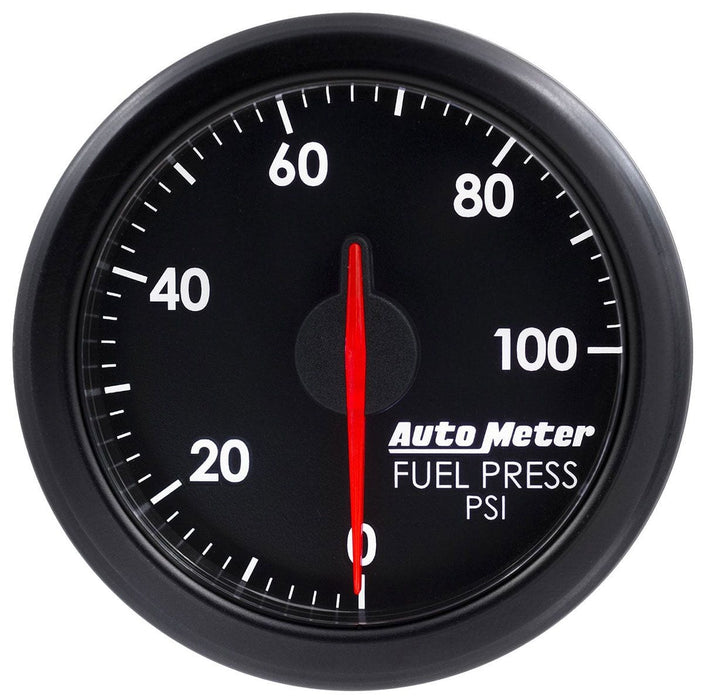 AUTOMETER 2-1/16", Black Dial, Full Sweep Electric, 0-100 PSI AirDrive Series Fuel Pressure Gauge AU9171-T Autofit