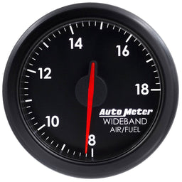 AUTOMETER 2-1/16", Black Dial, Full Sweep Electric, Range: 8:1-18:1 AFR AirDrive Series Air / Fuel Ratio Wideband Gauge AU9178-T Autofit